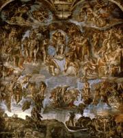 Özönvíz (Sixtus-kápolna, Vatikán) – Michelangelo Buonarroti